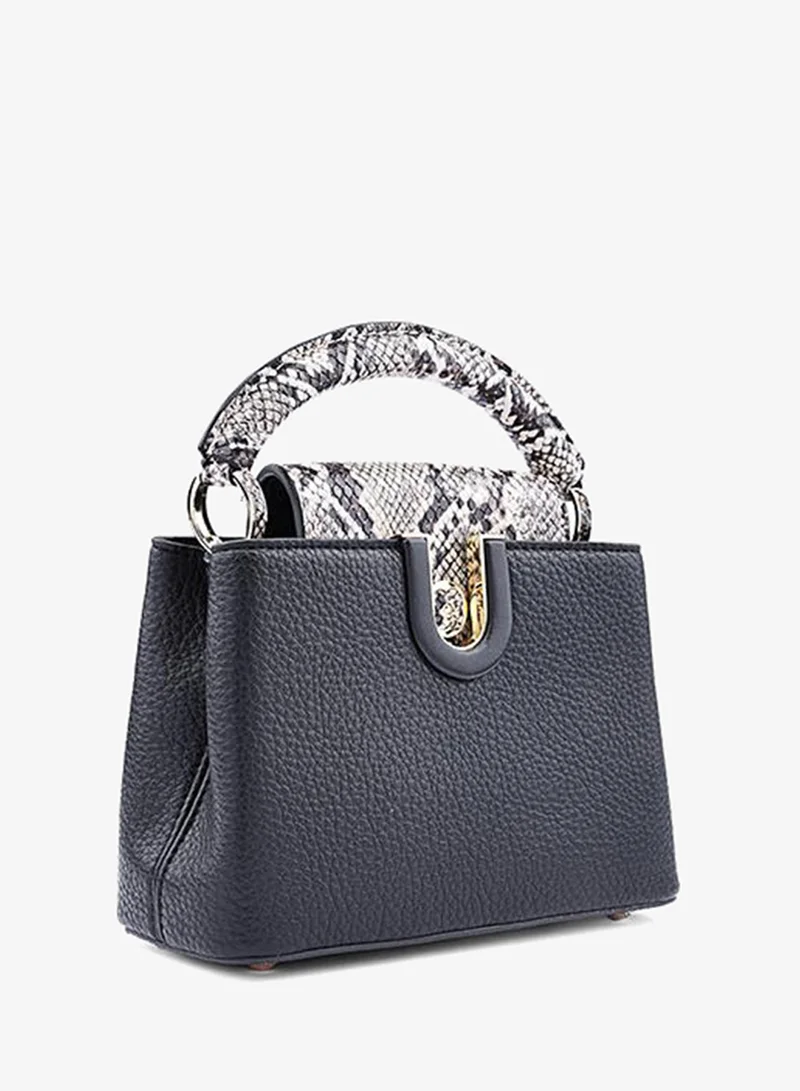 Cuple Black Everyday Flap Shoulder Bag for Women | Best Price UAE