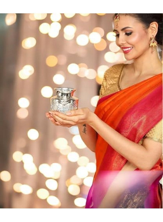 SIGARAM Sigaram German Silver 5 Inch Ashtalakshmi Kalash | Traditional Chambu for Home Pooja & Temple Decor K2559  - Image 2