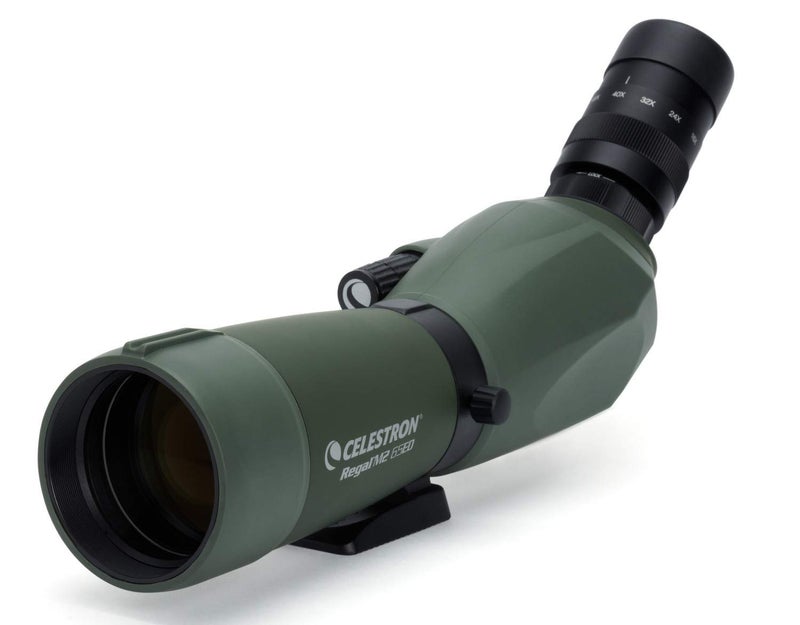 Celestron Celestron Regal M2 65Ed Spotting Scope – Ed Glass For Hunting, Birding And Outdoor Actvities – Phase And Dielectric Coated Bak-4 Prism – Fully Multi-Coated Optics – Dual Focus – 16-48X Zoom Eyepiece  - Image 1