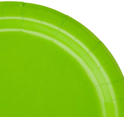 Creative Converting 24 Count Touch of Color Paper Dessert Plates  Fresh Lime - Image 4