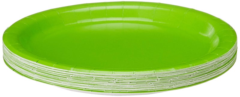 Creative Converting 24 Count Touch of Color Paper Dessert Plates  Fresh Lime - Image 1