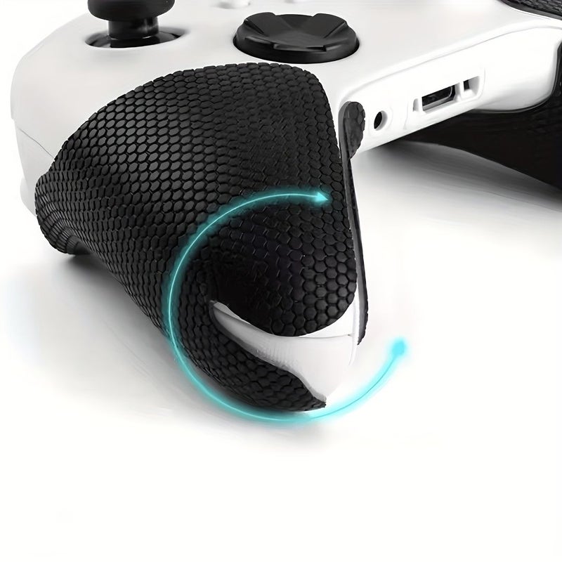One X S Controller Grip Stickers For Xbox Series X S Black Soft Silicone Lightweight Anti Sweat Thumbstick Grips For Gaming Experience Precision Control Ergonomic Design 2pcs - Image 5