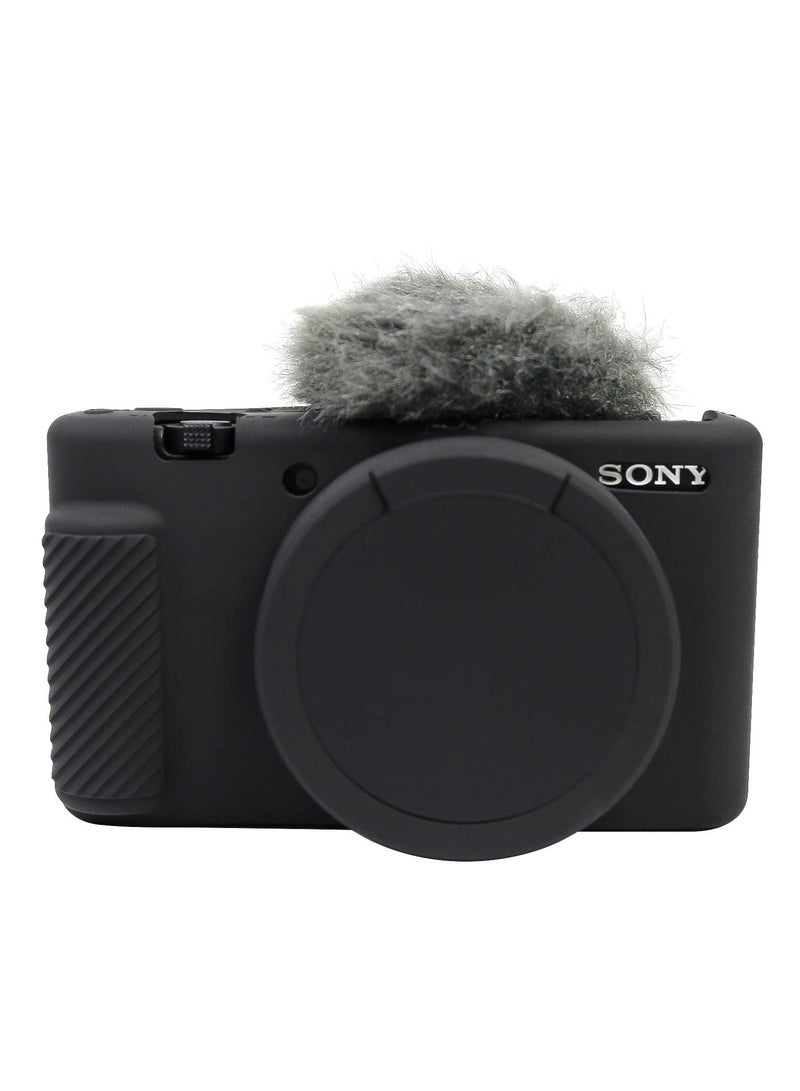Camera Case for Sony ZV-1, Slim Fit DSLR Sleeve Protective Anti-Scratch Soft Digital Silicone Housing Bag Cover ZV-1 - Image 1
