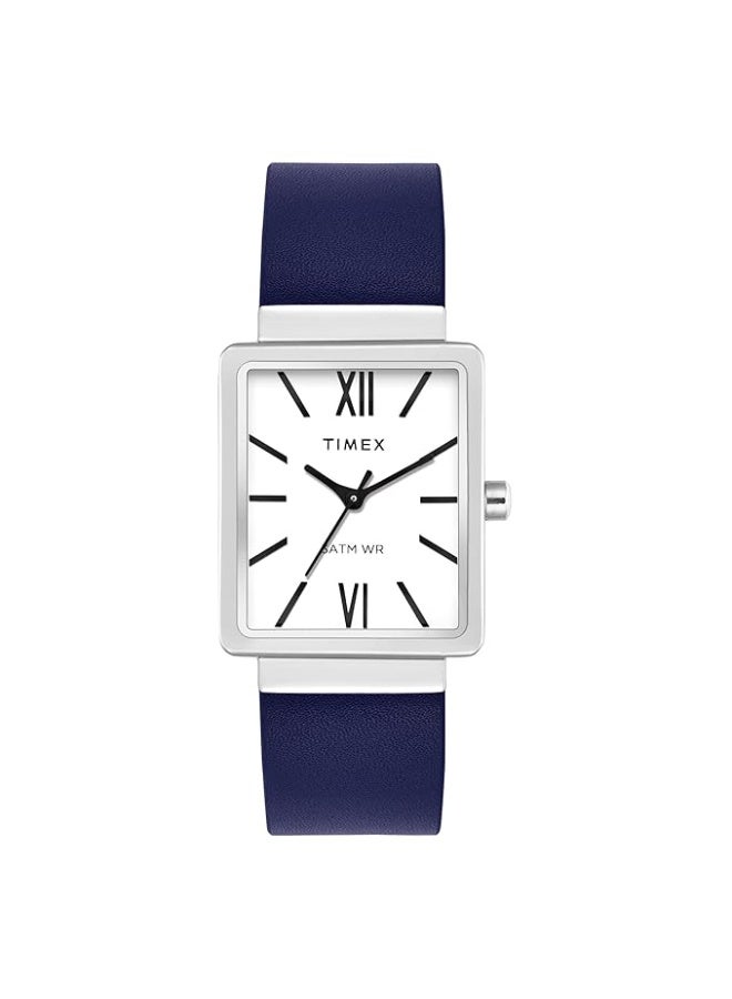 TIMEX Analog Watch for Woman with Rectangle Dial & Water Resistant Women's Wrist Watches - Image 1