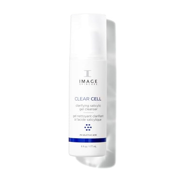 IMAGE Skincare, CLEAR CELL Salicylic Gel Cleanse, Gentle Foaming Face Wash Removes Excess Oil and Shine for Oily Prone Skin - Image 1