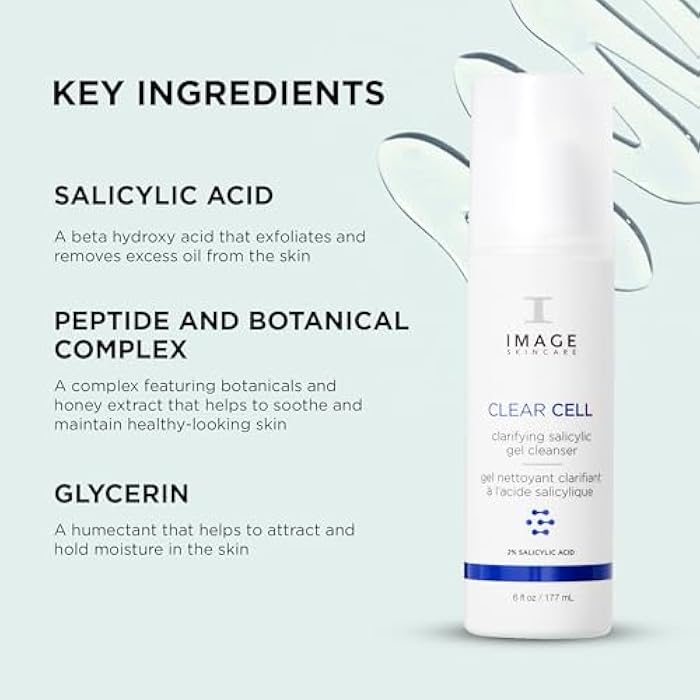 IMAGE Skincare, CLEAR CELL Salicylic Gel Cleanse, Gentle Foaming Face Wash Removes Excess Oil and Shine for Oily Prone Skin - Image 4