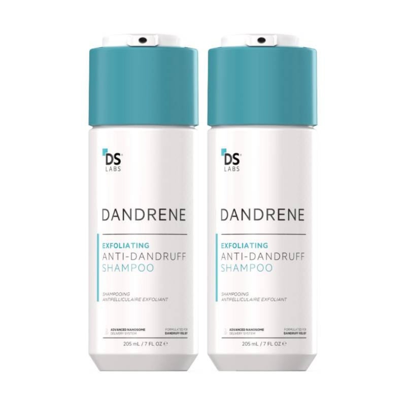 DS LABORATORIES DS Labs Dandrene Dandruff Shampoo, 205mL - for Flaky, Itchy Scalp, Exfoliating Shampoo for Dry Scalp, Seborrheic Dermatitis & Scalp Psoriasis, Color Safe, Sulfate Free, (2 Pack) - Image 1