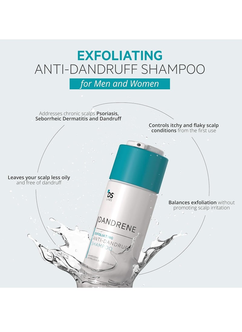 DS LABORATORIES DS Laboratories Dandrene Anti Dandruff Shampoo - Exfoliating Shampoo for Dry Itchy Scalp, Dandruff Scalp Treatment, Seborrheic Dermatitis & Psoriasis  - Image 2