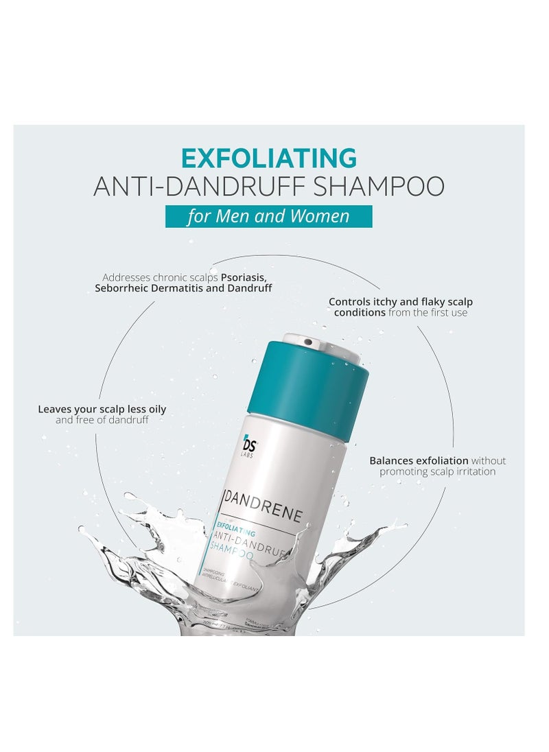 DS LABORATORIES DS Laboratories Dandrene Anti Dandruff Shampoo - Exfoliating Shampoo for Dry Itchy Scalp, Dandruff Scalp Treatment, Seborrheic Dermatitis & Psoriasis  - Image 5