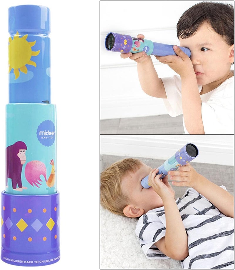 klarako Compact Kids Telescope Toy Enlightenment Toys Teaching Fun Pretend Play Toys Learning Inspire Exploration for Students Boys Bird Watching  Elephant - Image 2