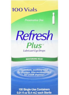 REFRESH Plus Lubricant Eye Drops Moisturizing Relief 0.4 Ml  - Image 1