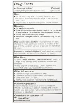 REFRESH Plus Lubricant Eye Drops Moisturizing Relief 0.4 Ml  - Image 4