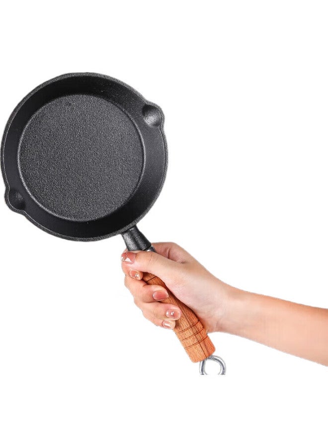 MAX COOK Maxcook Oil-Splatter Noodle Hot Oil Pan, Cast Iron Non-Coated Flat Bottom Pan 10Cm, Mini Oil-Splatter Pan Mcj2051 - Image 2