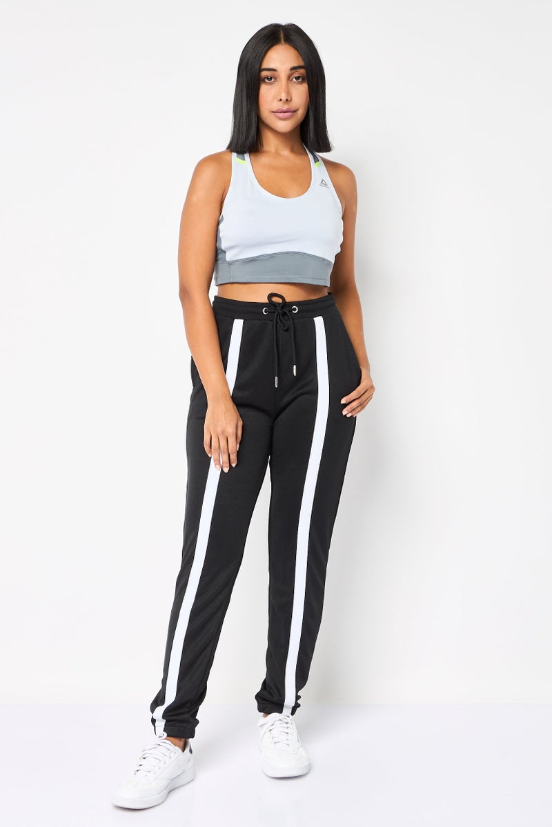 Reebok Women Sportswear Fit Sleeveless Training Crop Top, Grey - Image 2