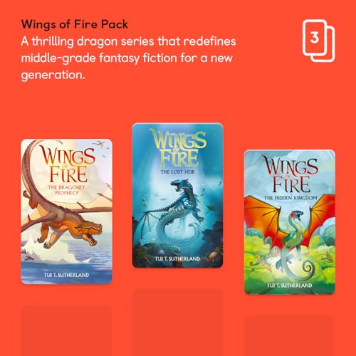 YOTO Wings of Fire by Tui T Sutherland 3 Kids Audio Cards for Use with Player Mini Allin1 Audio Player Educational ScreenFree Listening with Fun Playtime Bedtime Travel Stories Ages 8 - Image 5
