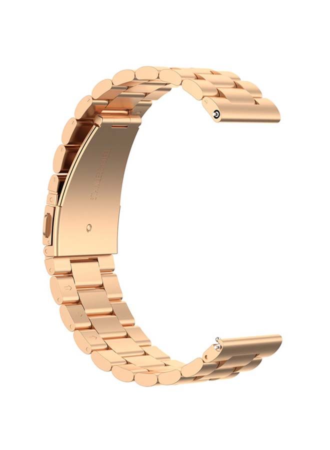 Metal Replacement Band For 20mm Watches Gold - Image 1
