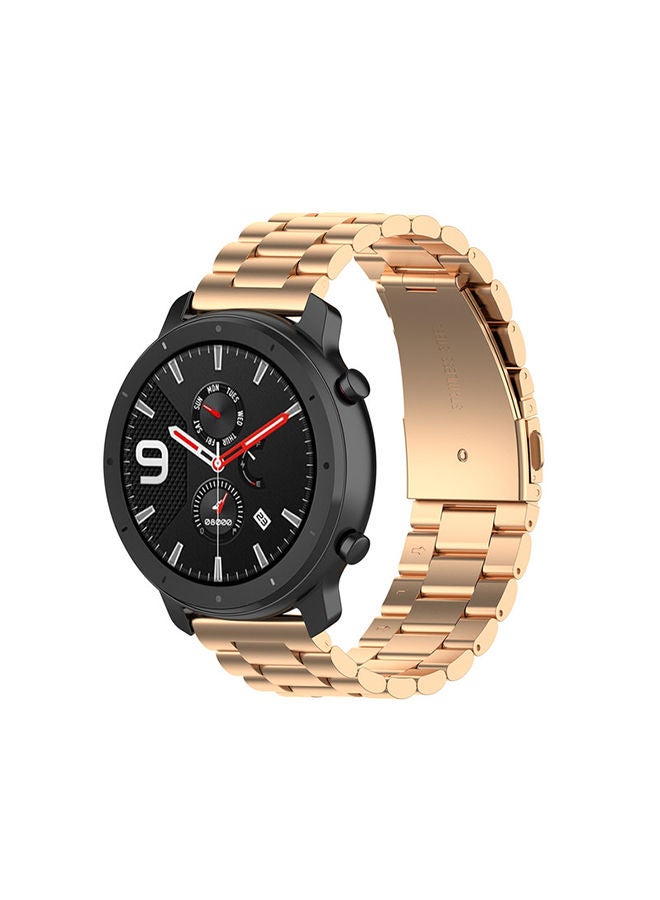 Metal Replacement Band For 20mm Watches Gold - Image 3