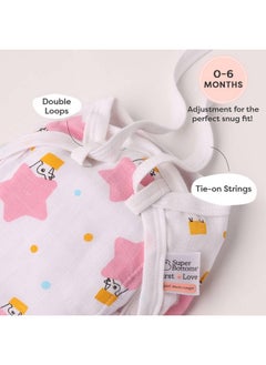 Superbottoms Basic™ Muslin Langot Pack Of 6 | Incredibly Soft And Breathable Langot For Baby | Premium Muslin Fabric (3 Layers) With Gentle Leg Elastics| No Chemicals | Babies Up To 7 Kg (0-9 Months)  - Image 5