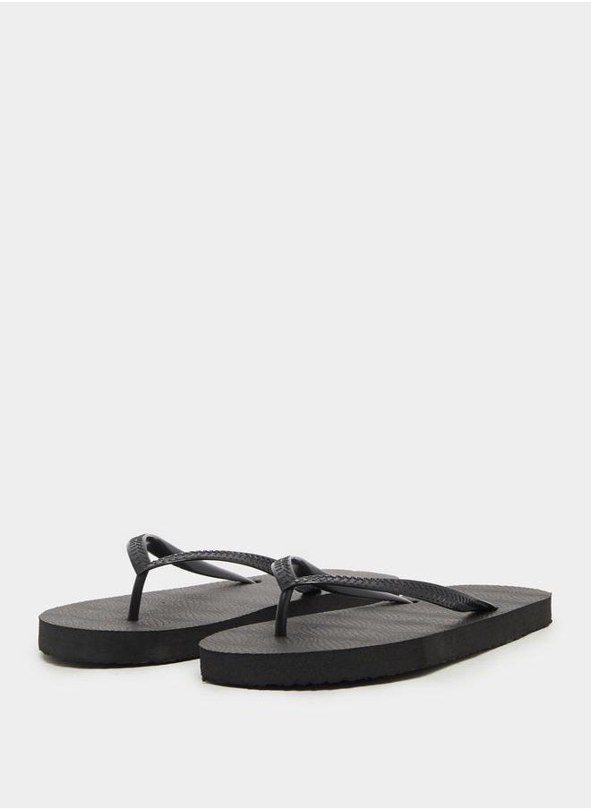 Styli Solid Flip Flops  - Image 2