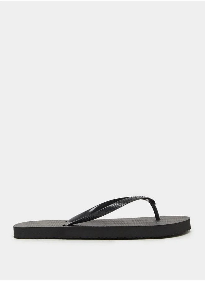 Styli Solid Flip Flops