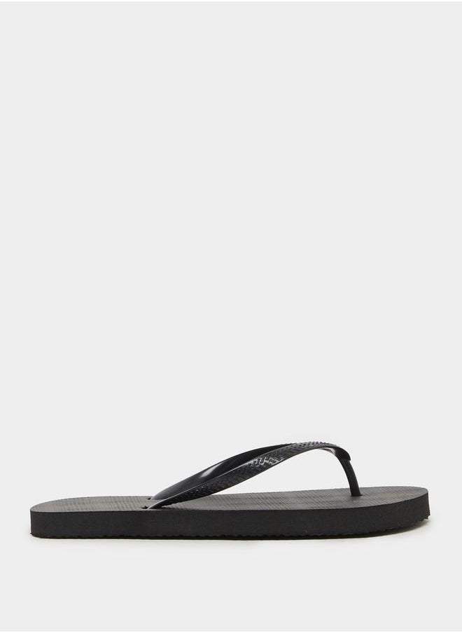 Styli Solid Flip Flops  - Image 1