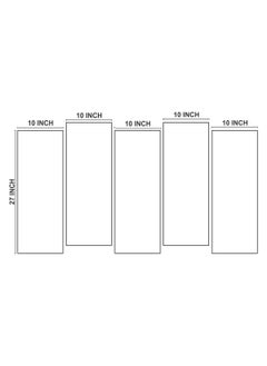 Paper Plane Design PAPER PLANE DESIGN Painting for Wall Decoration Sunset View Picture 5 Split Panels Art Décor for Living Room Bedroom Hotel Office, Sun-board, (27 x 50 inch)  - Image 4