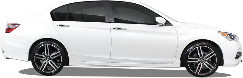 SlickMod Chrome Delete Blackout Vinyl Overlay for 2013-2017 Honda Accord Sedan Window Trim (Gloss Black) - Image 3