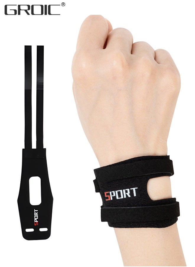 GROIC - Wrist Wrap Compression Wrist Brace For TFCC Tears,Carpal Tunnel Pain & Tendonitis Relief,Adjustable Wrist Brace,Wrist Wraps for Weight Bearing Strain, Exercise - Image 1