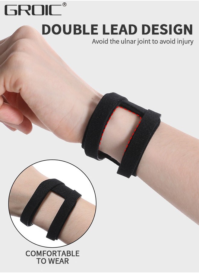 GROIC - Wrist Wrap Compression Wrist Brace For TFCC Tears,Carpal Tunnel Pain & Tendonitis Relief,Adjustable Wrist Brace,Wrist Wraps for Weight Bearing Strain, Exercise - Image 1