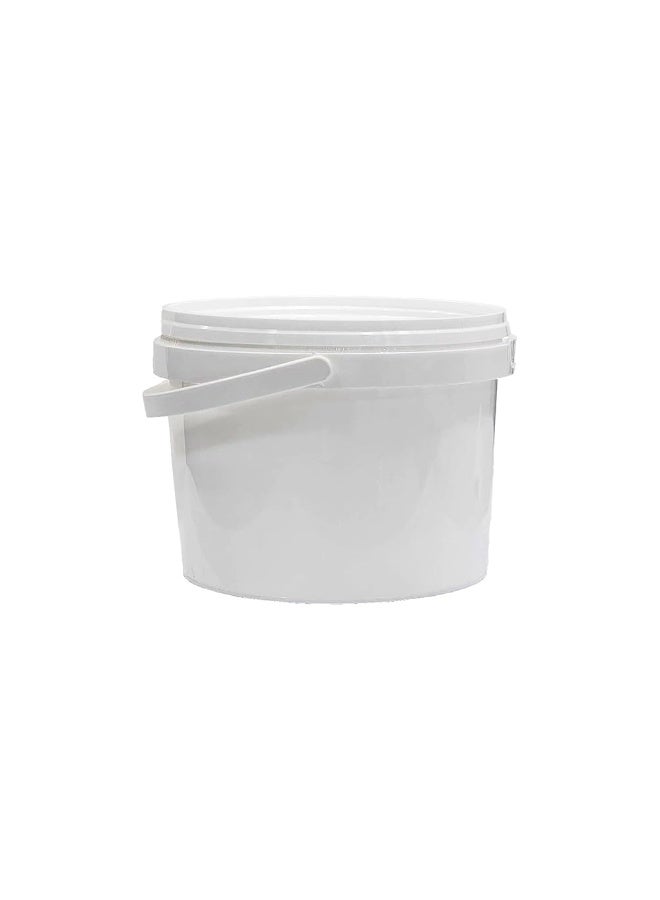 IDEAL PACK دلو برياني بلاستيكي أبيض 500 مل مجموعة 5 قطع - Image 3