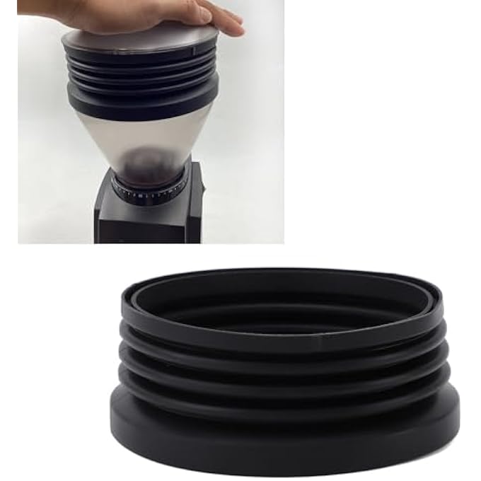 rayihni Coffee Grinder Silicone Bellow Coffee Grinder Hopper Bellow Replacement Silicone Single Dose Hopper Bellow For Baratza Encore Baratza Encore Esp For Baratza Virtuosa - Image 2