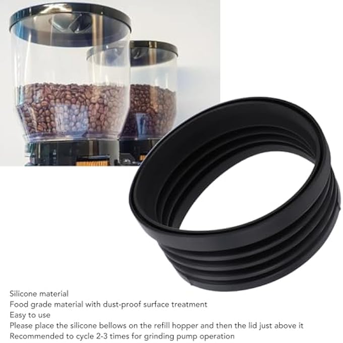 rayihni Coffee Grinder Silicone Bellow Coffee Grinder Hopper Bellow Replacement Silicone Single Dose Hopper Bellow For Baratza Encore Baratza Encore Esp For Baratza Virtuosa - Image 4