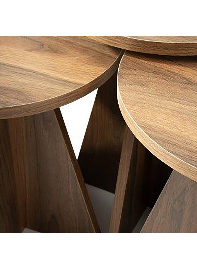 Home Box طاولة غامورا بتشطيب الحجر - مجموعة من 3 طاولات - Image 4