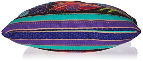 Zeckos Laurel Burch Artistic Totes Crossbody 10 inch X 10 inch Dog Hobo Canvas Handbag - Image 4
