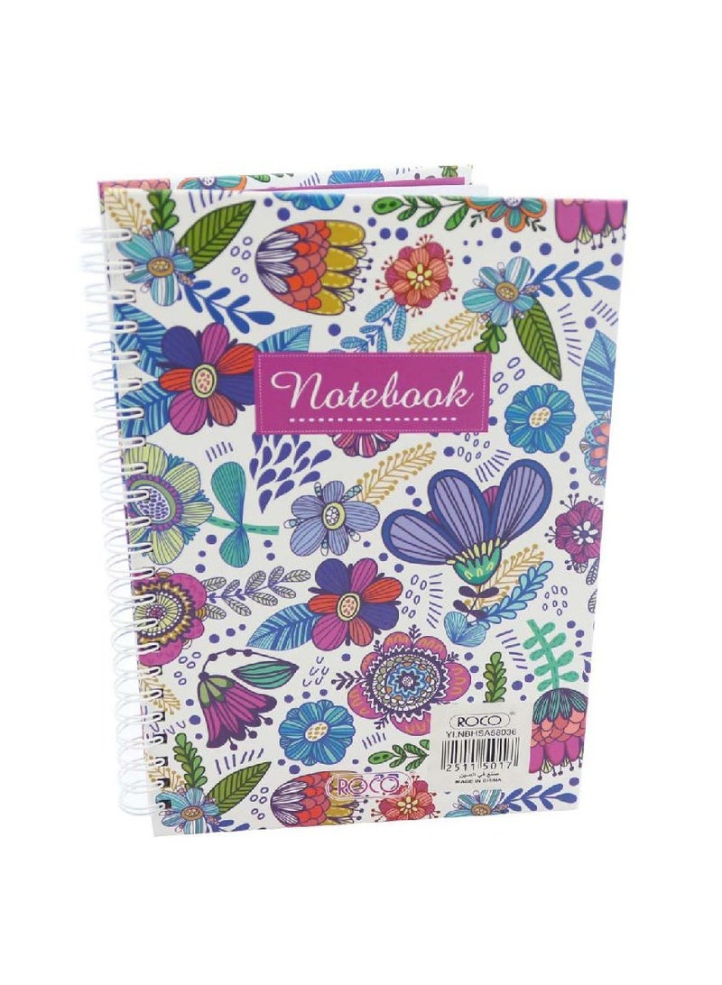 ROCO Notebook FlowerA5100 Pages - Image 1