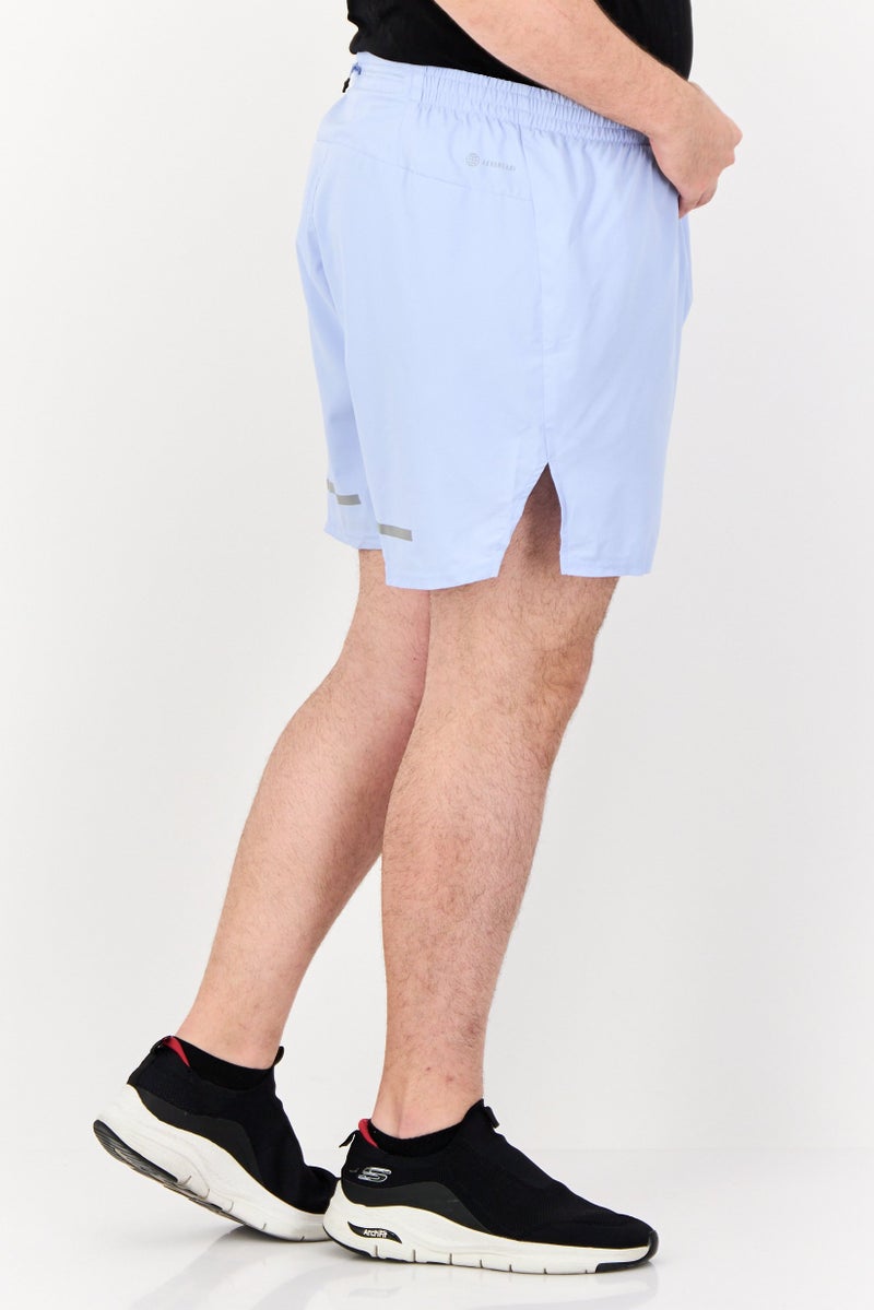 Adidas Men Sportswear Fit 5 Inseam Training Shorts, Light Blue - Image 2