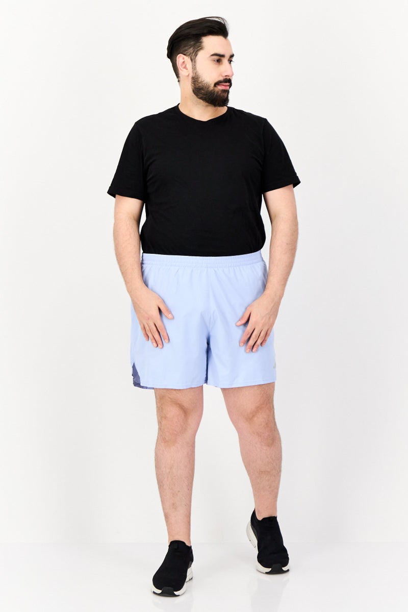 Adidas Men Sportswear Fit 5 Inseam Training Shorts, Light Blue - Image 4