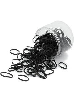 Generic Elastic Hair Bands, 200 PCS Non-Slip Rubber Hair Ties for Girls, Soft Elastic Bands for Kid Hair Braids Hair  - Image 1