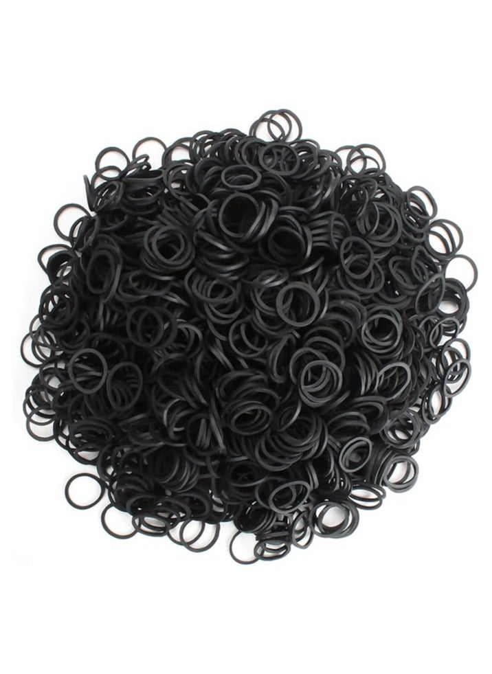 Generic Elastic Hair Bands, 200 PCS Non-Slip Rubber Hair Ties for Girls, Soft Elastic Bands for Kid Hair Braids Hair  - Image 2