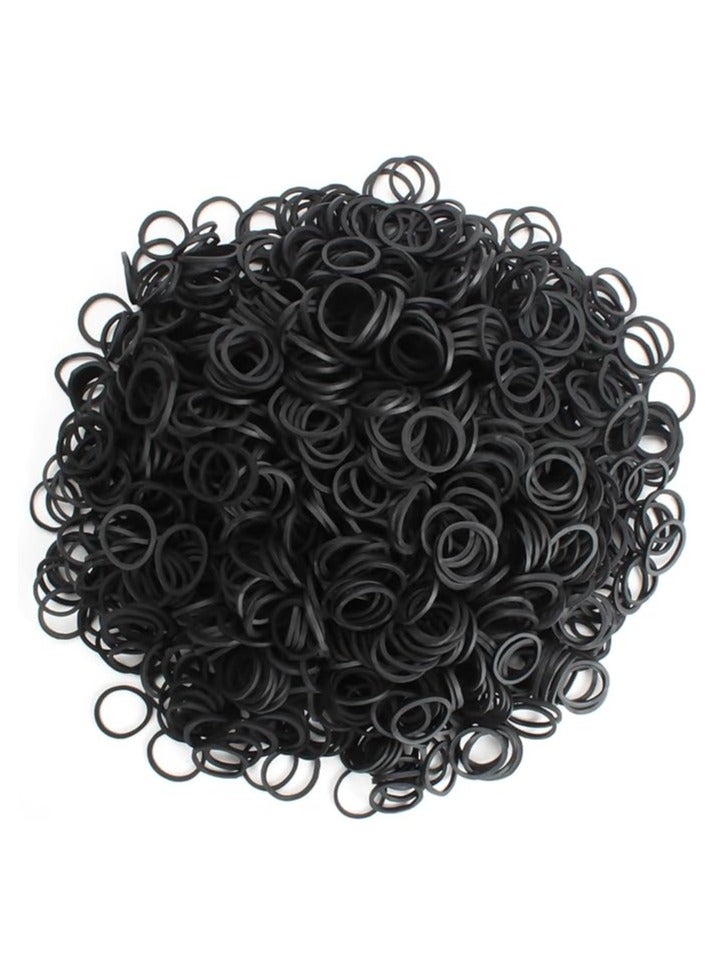 Elastic Hair Bands, 200 PCS Non-Slip Rubber Hair Ties for Girls, Soft Elastic Bands for Kid Hair Braids Hair - Image 5