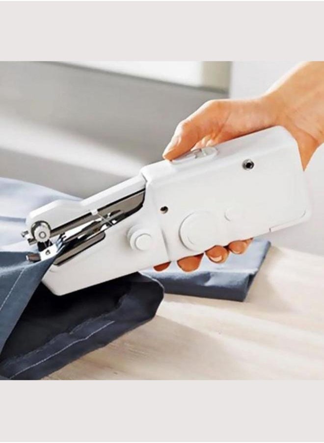 Handy Stitch Mini Hand Sewing Machine Portable Emergency Stitching Handheld Sewing Machine Home Tailoring Electric Stapler Style Handy Stich Hand Silai Machine Easy To Use Travel Sewing  - Image 5