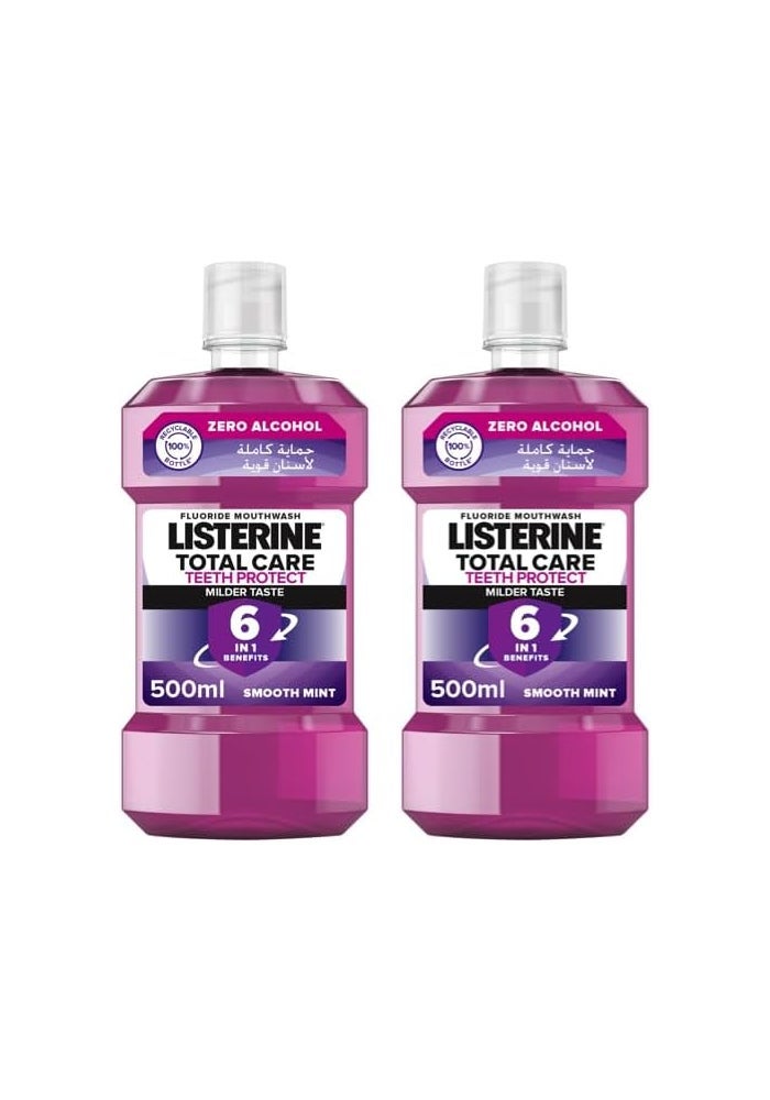 Listerine غسول فم ليسترين توتال كير لحماية الأسنان - نعناع ناعم - Image 1
