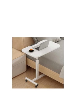 PENG GENERAL Adjustable Home Office Desk Portable Study Computer Rolling Desk Student Small Standing Laptop Desk White 60x40cm  - Image 4