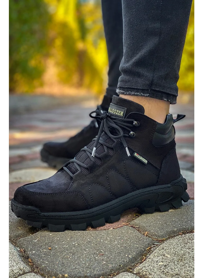 Bulldozer 240246 Non-Slip Sole Leather Men's Boots