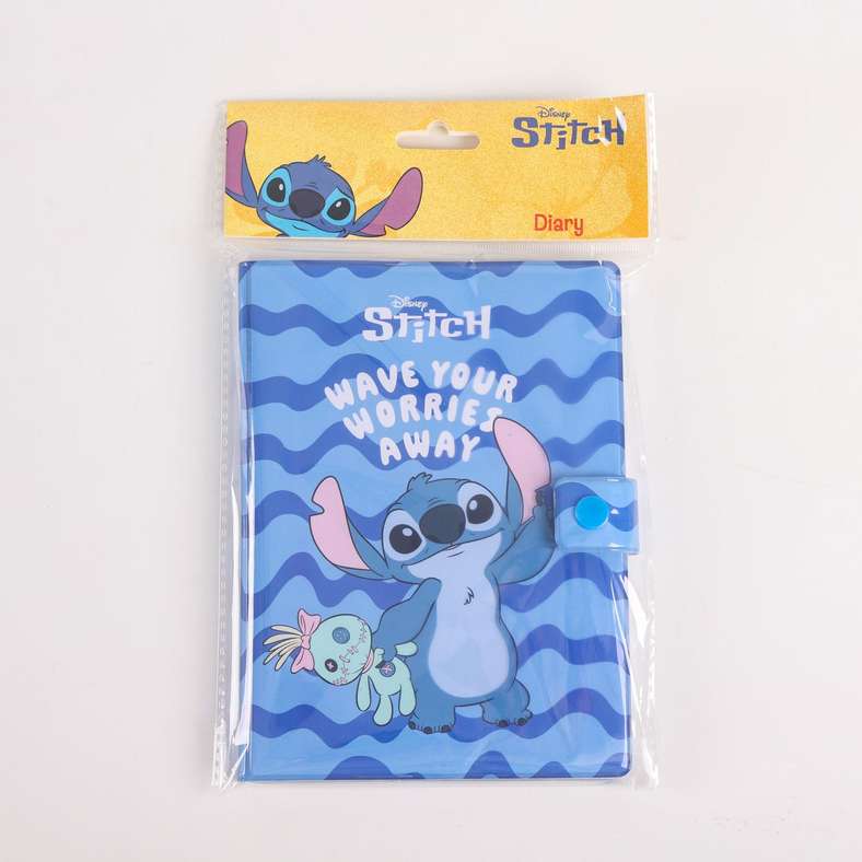 Pan Home Disney Stitch Diary 15.5x23.5cm- Blue - Image 1