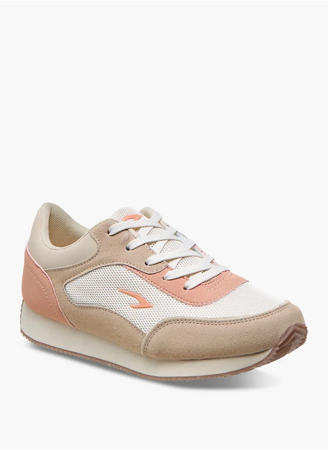 Dash Women's Textured Sneakers with Lace-Up Closure
