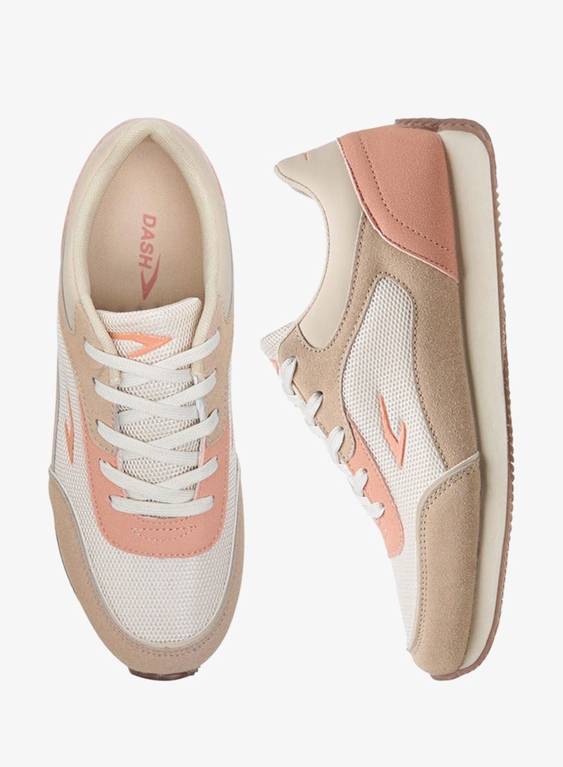 Dash Women's Textured Sneakers with Lace-Up Closure - Image 3