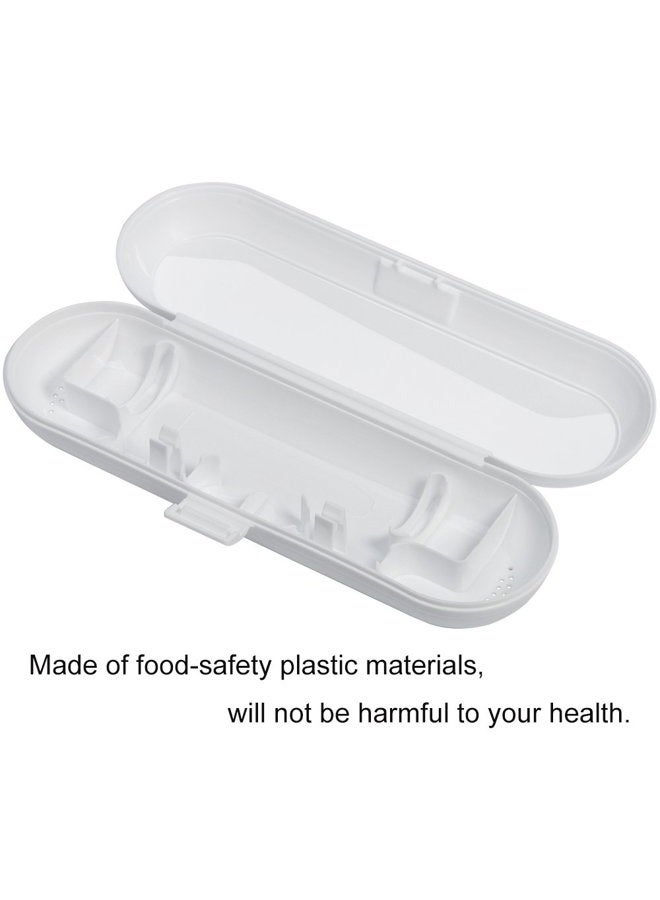 Nincha (White) - Portable Electric Toothbrush Travel Case for Philips Sonicare Series-Durable, Environmentally Friendly, Breathable, Food-Safe Plastic Material(White) - Image 2