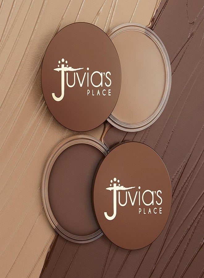Juvia's Place كريم برونزر جوبيا - إسبريسو - وعاء كريم برونزر ناعم للحصول على توهج مشمس ودفء، مكياج كونتور قابل للبناء والدمج مع لمسة نهائية غير لامعة تدوم طويلاً، عالي الصبغة - Image 4