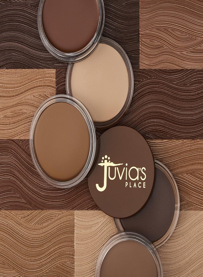 Juvia's Place كريم برونزر جوبيا - إسبريسو - وعاء كريم برونزر ناعم للحصول على توهج مشمس ودفء، مكياج كونتور قابل للبناء والدمج مع لمسة نهائية غير لامعة تدوم طويلاً، عالي الصبغة - Image 2